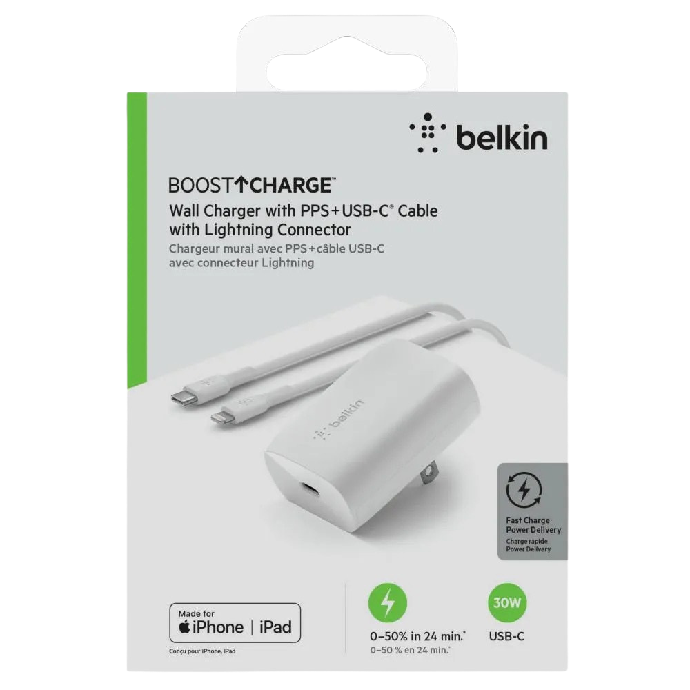 Belkin BoostCharge con cable USB-C a Lightning